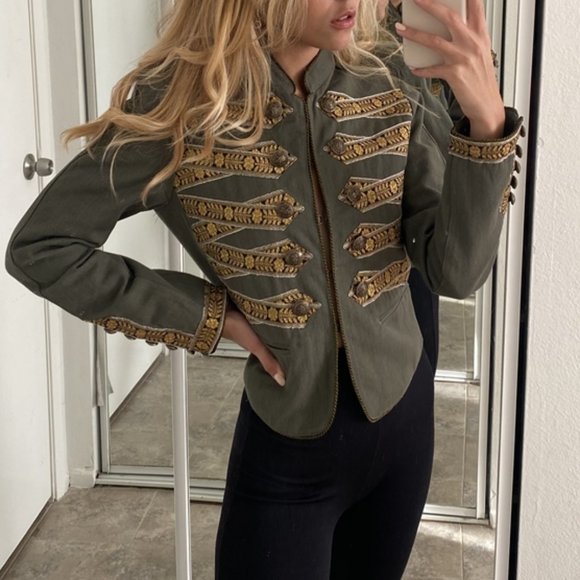 The Wild Clover Jackets & Blazers - 1 LEFT!! JAMIE OLIVE MILITARY GLAM JACKET